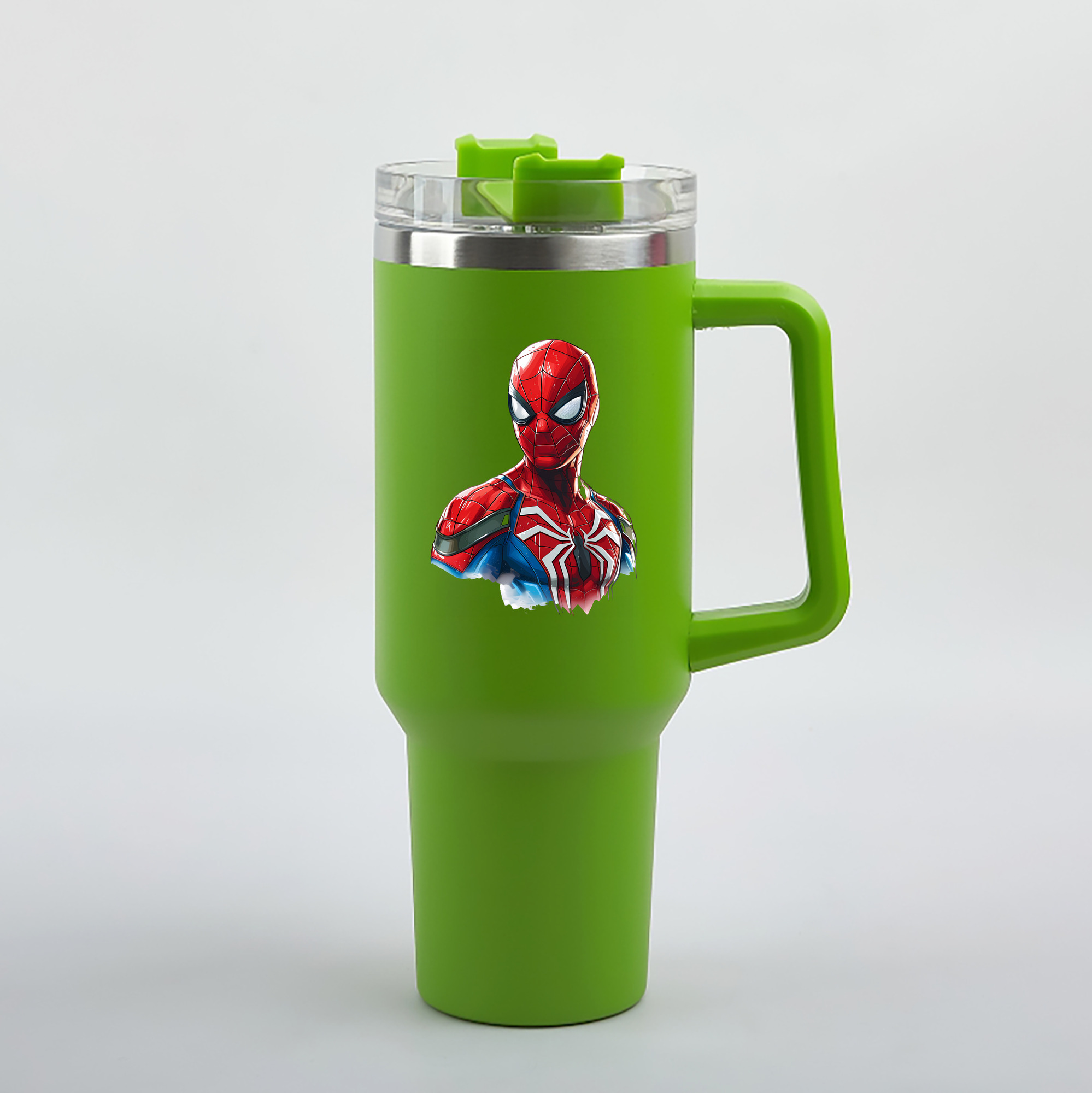 （画像用） Spider Man スパイダーマン 1200mL車用タンブラー（カラープリント）